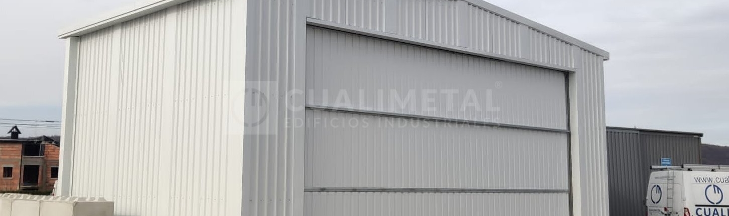 Nave metálica modular 100m2. Notre- Dame-de-Bondeville (Francia) | Cualimetal 1