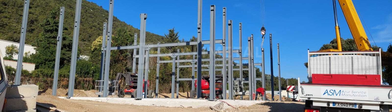 Nave industrial modular 450m2. Gémenos (Francia) | Cualimetal 1