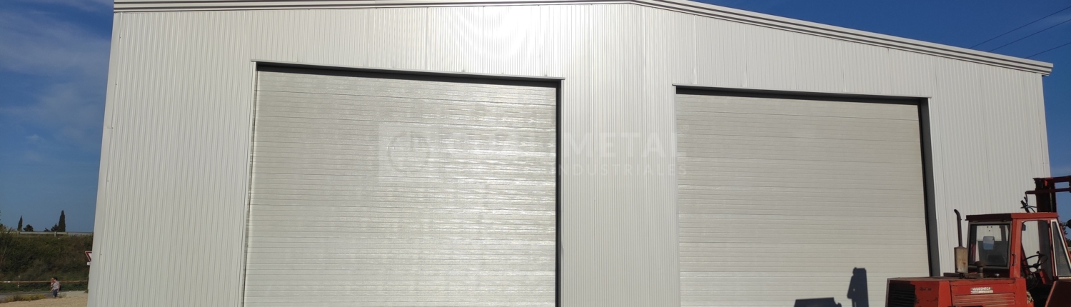 Nave industrial prefabricada metalica ECORAPID Cualimetal Bellegarde Francia 6