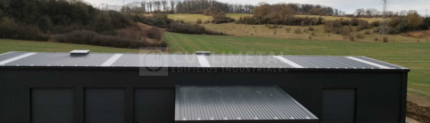 Nave industrial prefabricada metalica ECORAPID Cualimetal Imling Francia 4