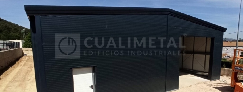 Nave industrial modular metalica ECORAPID Cualimetal Gemenos Francia 8