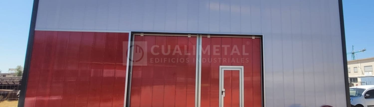 Nave prefabricada metálica 500m2. El Casar, Guadalajara (España) | Cualimetal 1