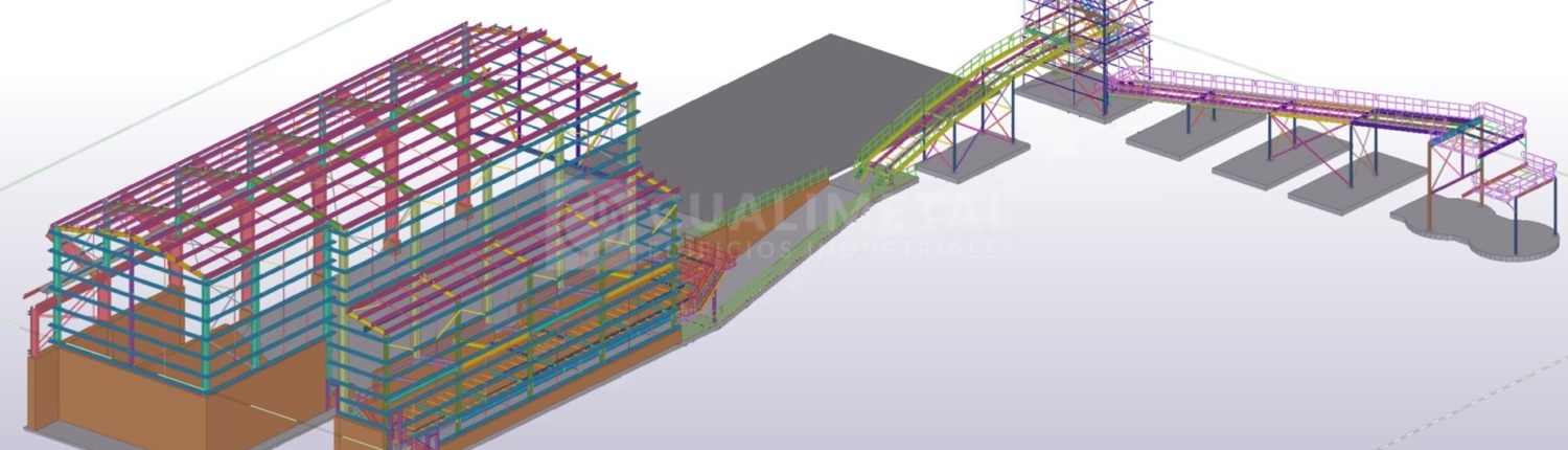Nave industrial a medida 1300m2. Zaragoza (España) | Cualimetal 1
