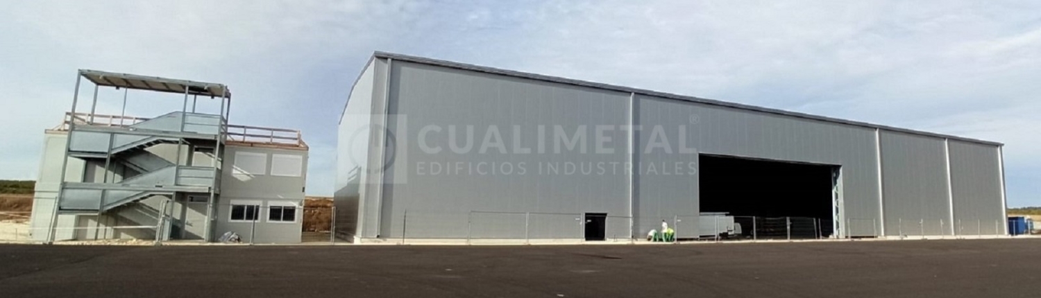 Nave modular metálica 2160m2. Saint Germain de Lusignan (Francia) | Cualimetal 1
