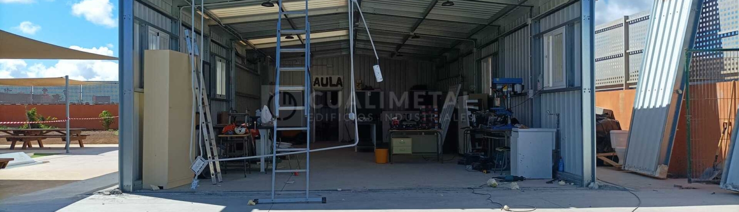 Nave metálica prefabricada 50m2 PLENAVE 7.3. Yaiza, Lanzarote (España) | Cualimetal 1