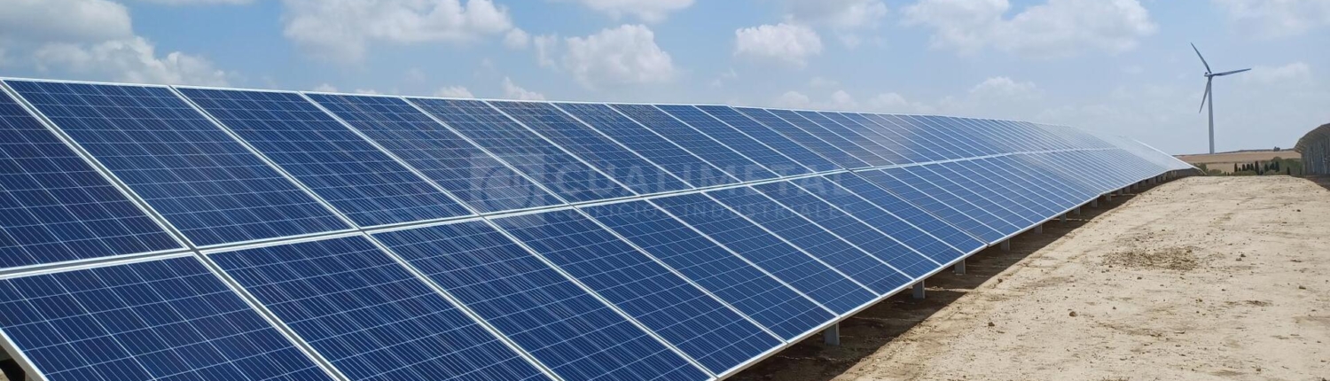 Parque fotovoltaico 330 KW. Sierra de Luna, Zaragoza (España) | Cualimetal 1