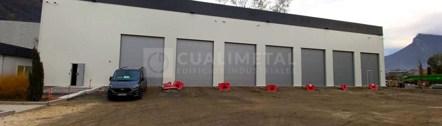 Nave industrial prefabricada 682m2. Veurey (Francia) | Cualimetal 1