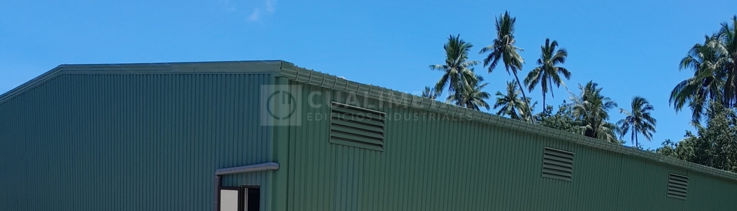 Nave modular prefabricada. 825m2. Moorea (Polinesia Francesa) | Cualimetal 1