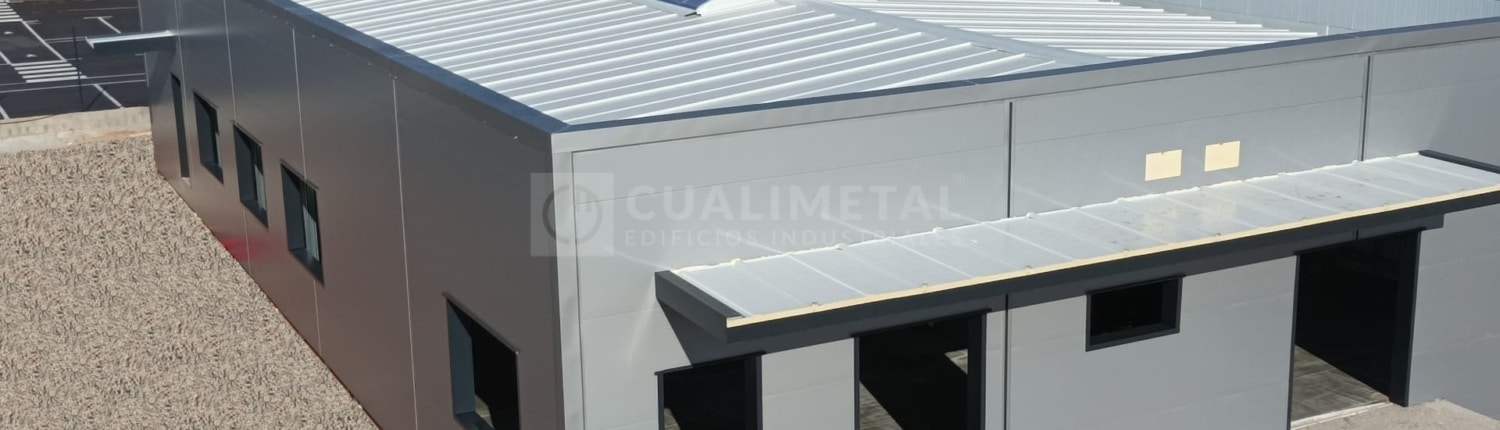 Nave modular metálica 375m2. Sta. Perpetua de Mogoda, Barcelona (España) | Cualimetal 1