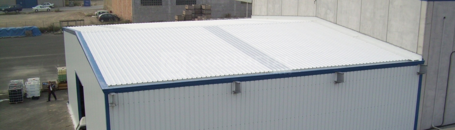 Nave industrial ecorapid metálica para almacenamiento agropecuario