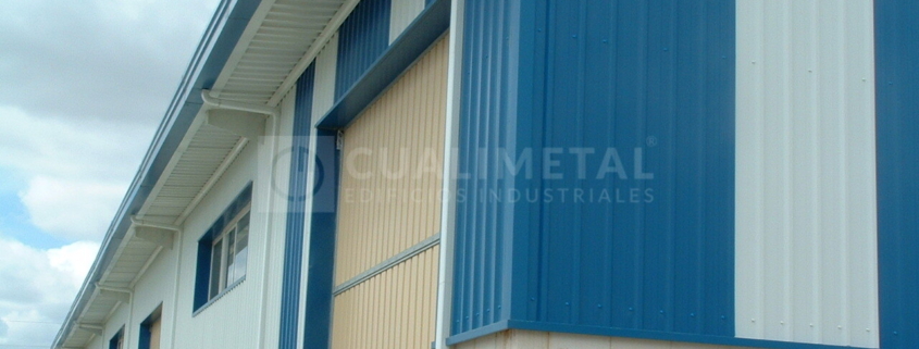 Nave industrial prefabricada adosada metalica Calatayud Zaragoza España