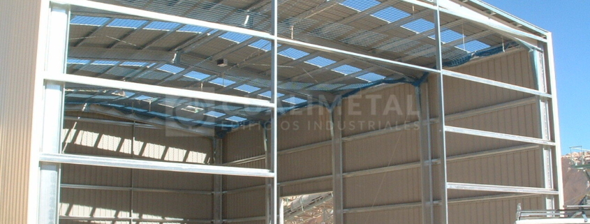 Nave desmontable y reubicable ECORAPID Cualimetal Valdilecha Madrid España 2