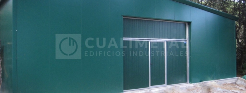 Garaje prefabricado de acero nave industrial ECORAPID Cualimetal La Garriga Barcelona España 7