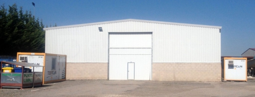 Nave industrial garage prefabricado desmontable Ecorapid Burgos España Cualimetal 5