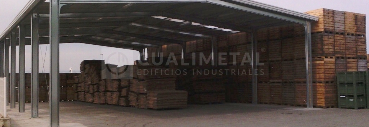 Muelle carga bajo cubierta modular metálico ECORAPID Cualimetal Navarra España 8