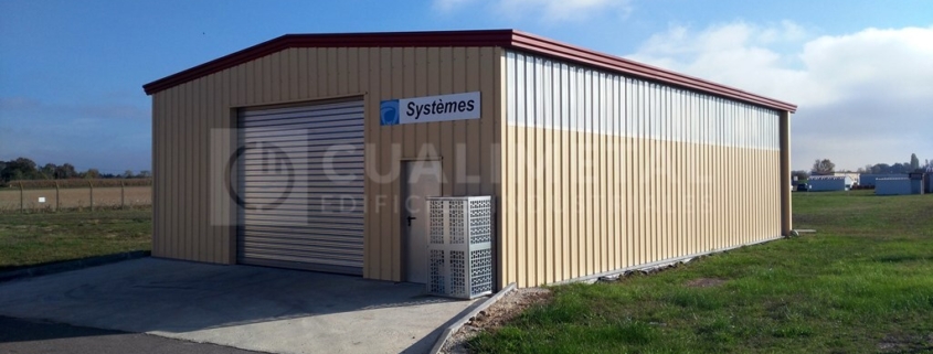 Nave industrial modular metalica ECORAPID Cualimetal Mazares Francia 13