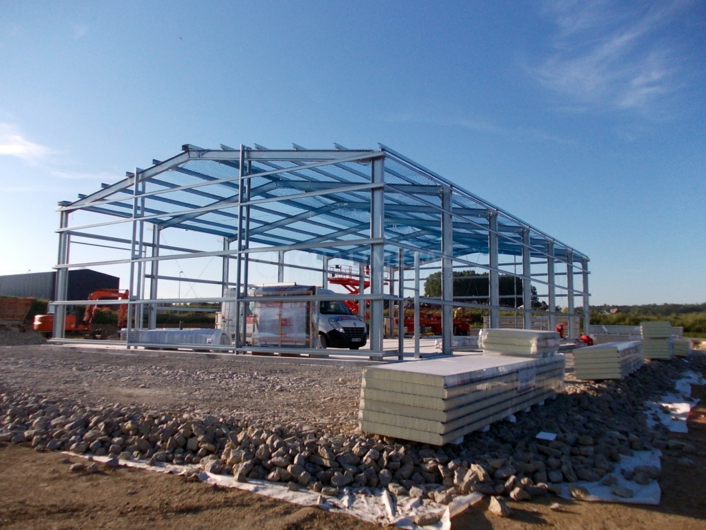Modular industrial building ECORAPID. 500m2 Sarrebourg 57 (France ...
