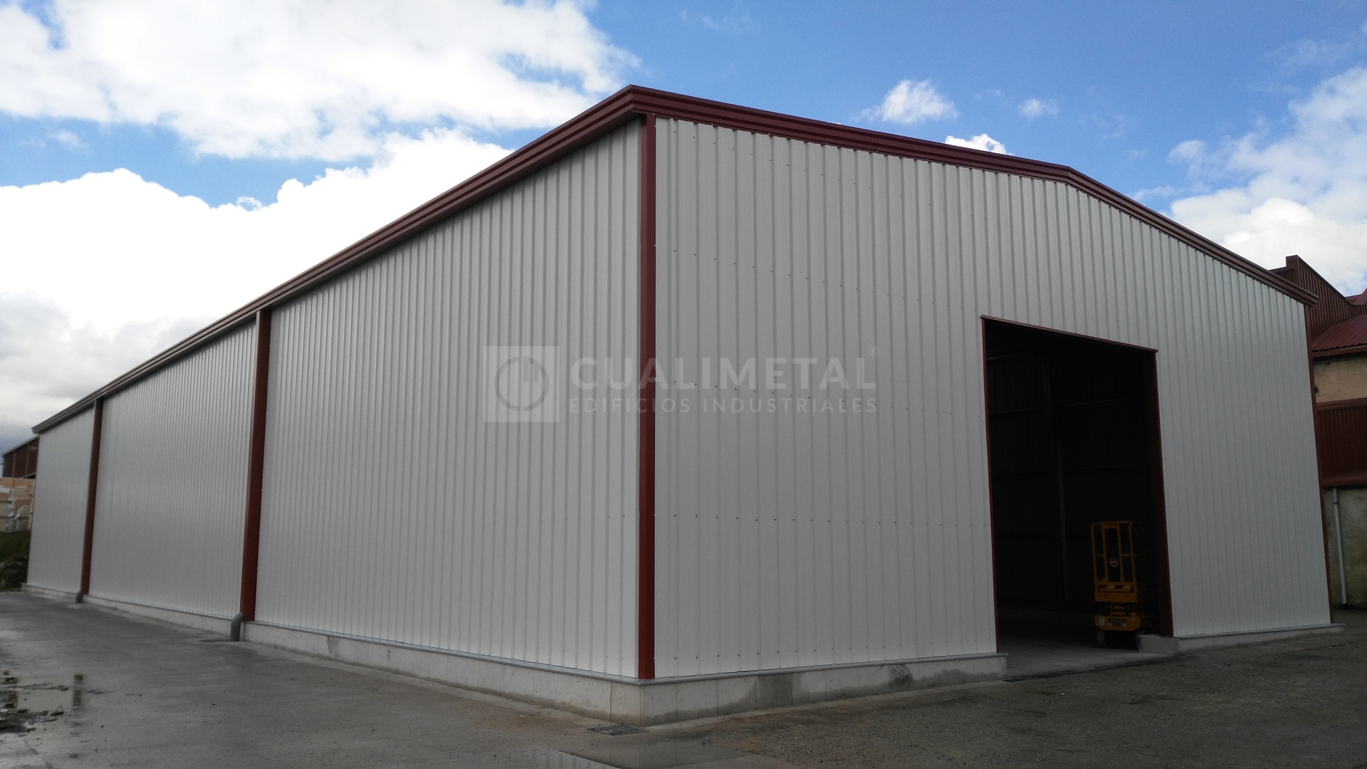 Bodega modular metálica. 600m2 Siero (Asturias) - CUALIMETAL. Naves ...