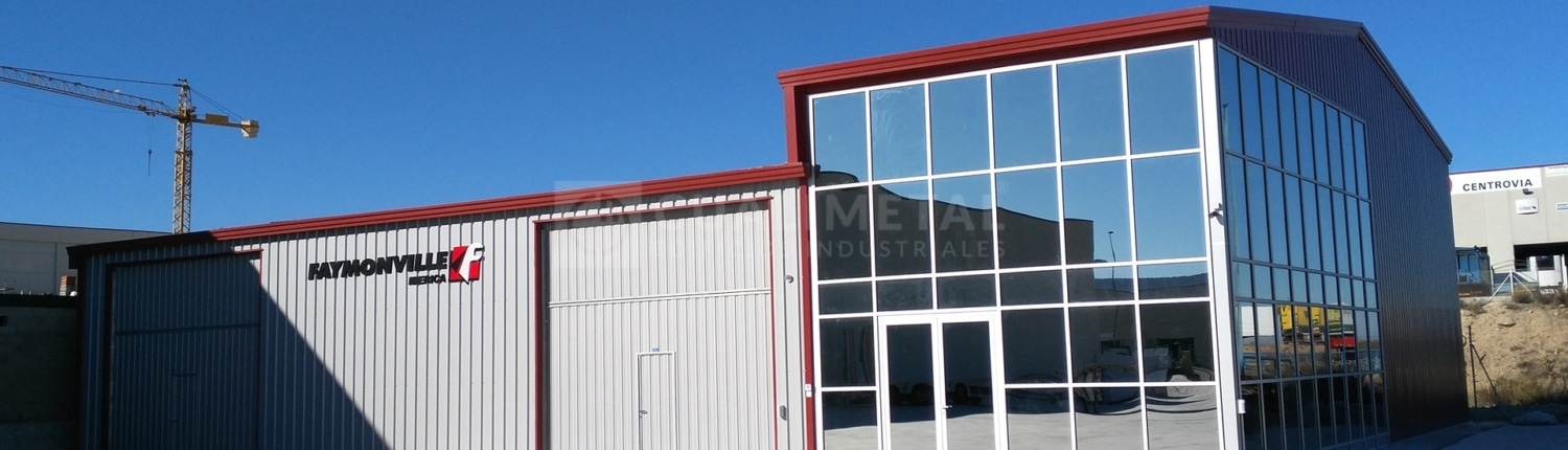 Nave industrial prefabricada con entreplanta metalica La Muela Zaragoza España 9