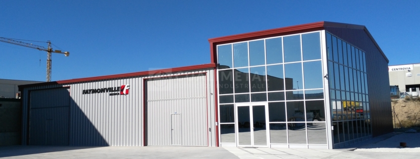 Nave industrial prefabricada con entreplanta metalica La Muela Zaragoza España 9