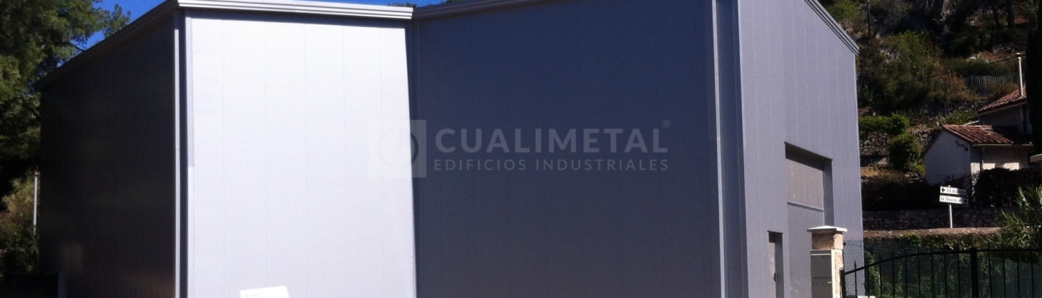 Nave industrial almacen modular Ecorapid Provenza Alpes Francia Cualimetal 8