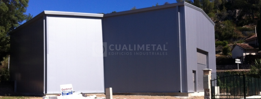 Nave industrial almacen modular Ecorapid Provenza Alpes Francia Cualimetal 8