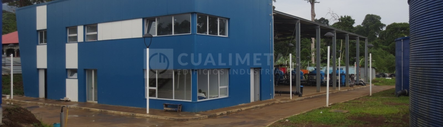 Edificio metálico de oficinas 360m2. Malabo (Guinea Ecuatorial) | Cualimetal 1