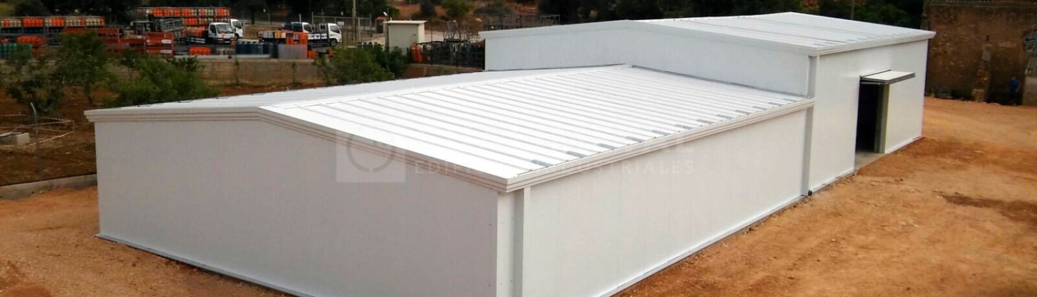 Nave industrial almacen modular Ecorapid Portugal Cualimetal 7