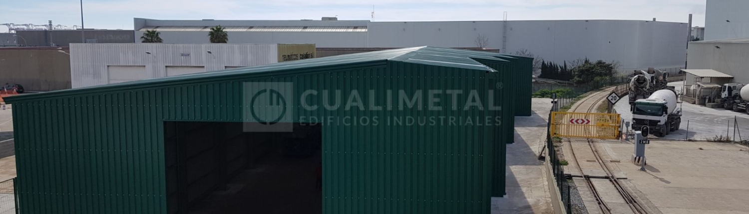 Nave industrial prefabricada metalica ECORAPID Cualimetal 1280m Barcelona España 9