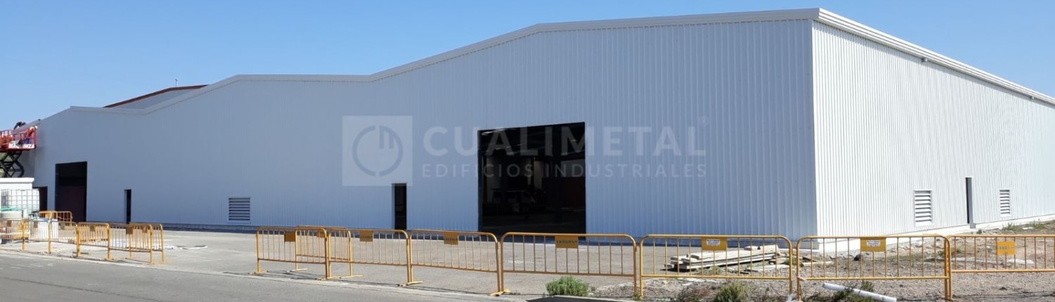 Nave modular metálica 3600m2. Alagón Zaragoza (España) 1