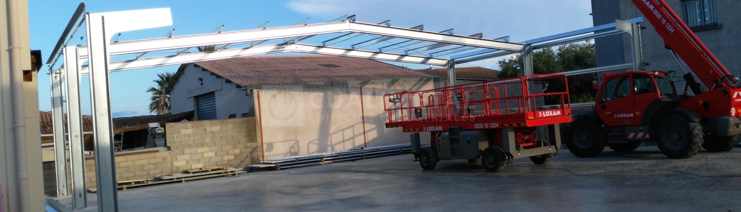 Nave industrial metalica ECORAPID Cualimetal Meze Francia 8