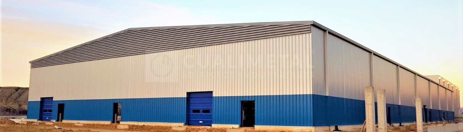Nave industrial prefabricada MECARAPID 3600m2. Calatayud (Zaragoza) (España) | Cualimetal 1