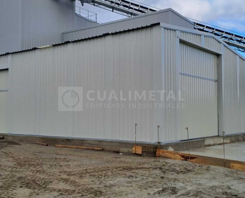 Nave modular prefabricada. 300m2. Colomiers (Francia) Cualimetal