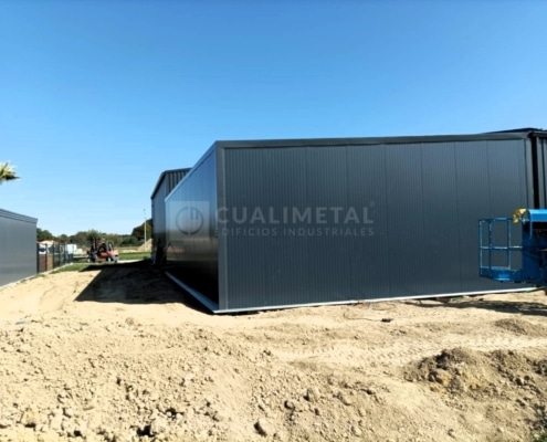 Nave metálica prefabricada. 100m2 Saint Gaudens (Francia) Cualimetal