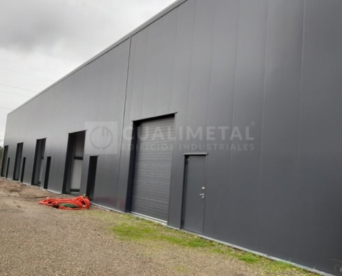 Nave industrial metálica. 975m2. Le Teich (Francia) Cualimetal