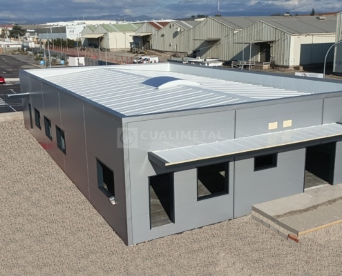 Nave modular metálica. 375m2. Sta. Perpetua de Mogoda (Barcelona, España) Cualimetal