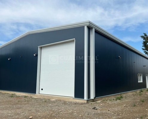 Nave prefabricada metálica. 260m2. Céret (Francia) Cualimetal
