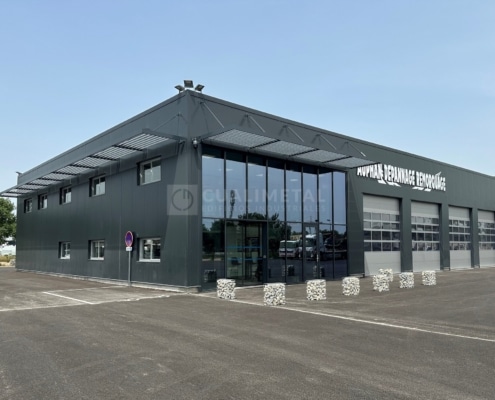 Nave metálica modular. 775m2. Orange (Francia) Cualimetal