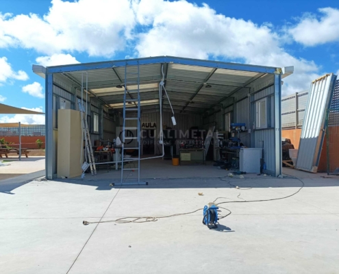 Nave modular industrial. 50m2. Yaiza (Lanzarote, España) Cualimetal