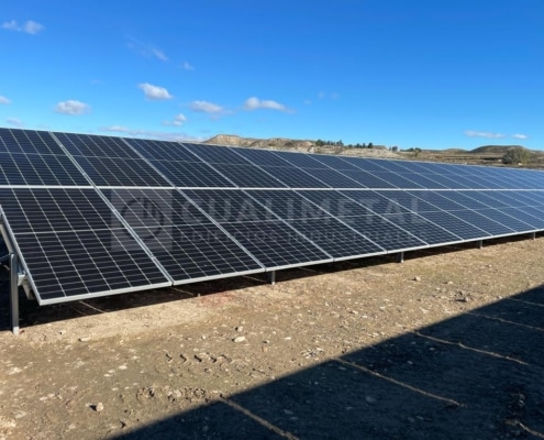 Parque fotovoltaico. 440KW. Gelsa (Zaragoza, España) Cualimetal