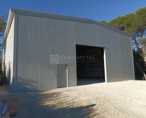 Nave modular metálica. 230m2. Bagnols-sur-Cèze (Francia) Cualimetal