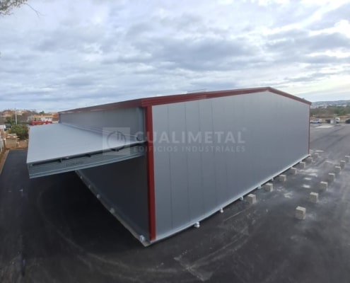 Nave modular prefabricada. 500m2. Jávea (Alicante, España) Cualimetal