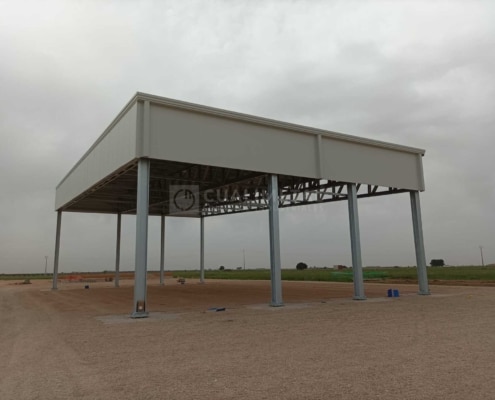 Nave industrial prefabricada. 480m2. Socuéllamos (Ciudad Real, España) Cualimetal