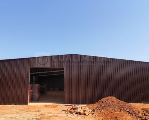 Nave metálica modular. 600m2 Bissau (Guinea-Bissau) Cualimetal
