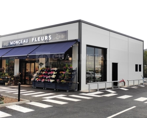 Nave metalica modular. 160m2. Aubagne (Francia) Cualimetal