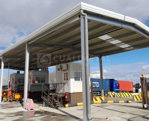 Nave metálica prefabricada. 300m2. Coslada (Madrid, España) Cualimetal