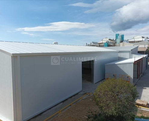 Nave industrial prefabricada. 450m2. Murieta (Navarra, España) Cualimetal