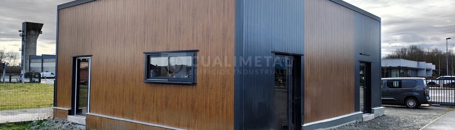 Nave modular metálica. 96m2. Saint - Gaudens (Francia) | Cualimetal 1