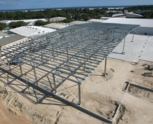 Complejo industrial de estructura metálica. 5200m2. Nigua (República Dominicana) - Cualimetal 3