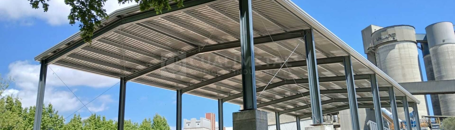 Nave industrial de estructura metálica. 600m2. Els Monjos (Barcelona) | Cualimetal 1